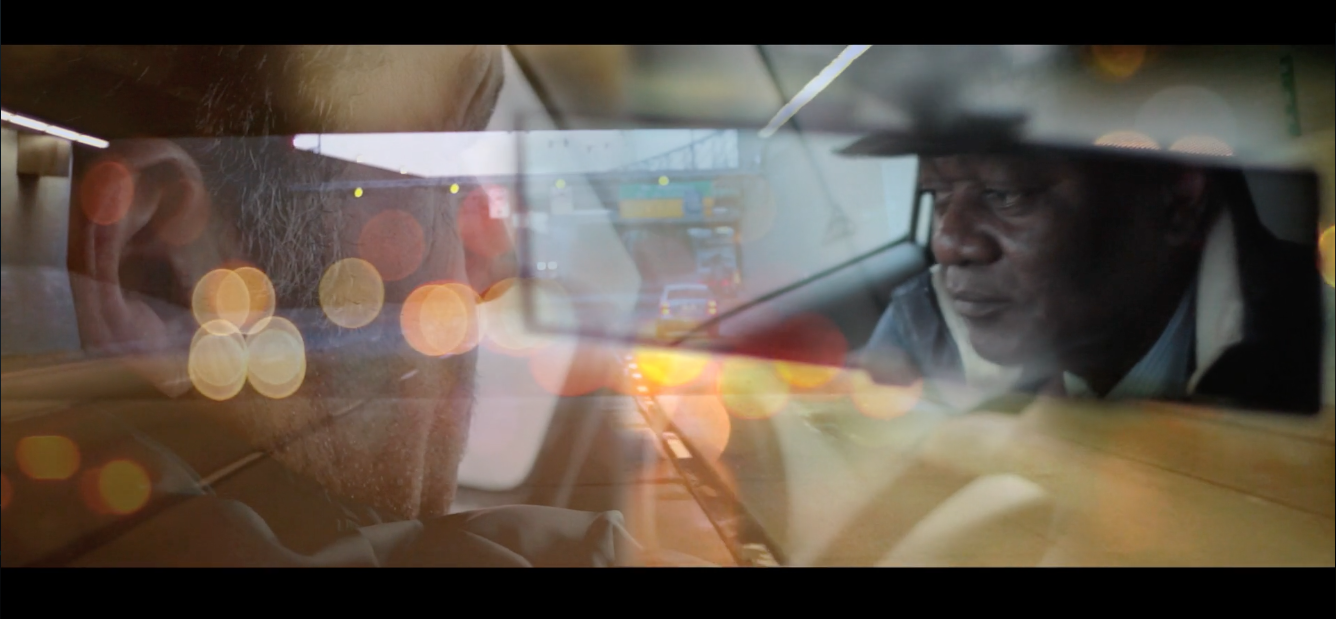 Still image from "Taxi pour Deux", Dan Popa, 2012, Les Films du 3 Mars