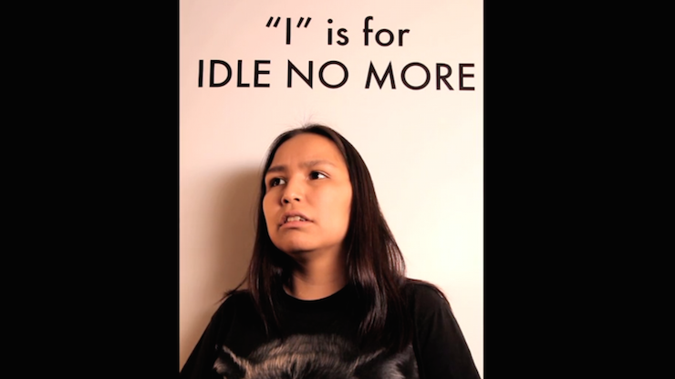 I is for Idle No More