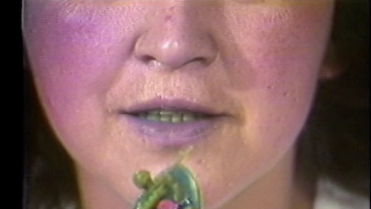 Still image from "Popsicles" (1984), Gloria Camiruaga, Video Out